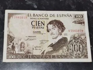 Billete 100 Pesetas Banco de España 1965