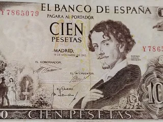 Billete 100 Pesetas Banco de España 1965