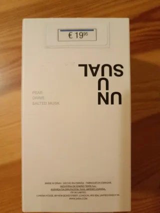 Perfume " UN U SUAL GOURMAND" ZARA 100 ML.