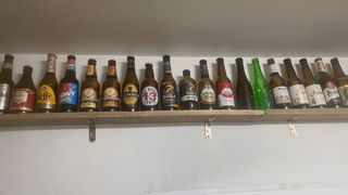 Collezione di birre in bottiglia da un terzo
