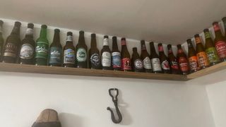 Collezione di birre in bottiglia da un terzo