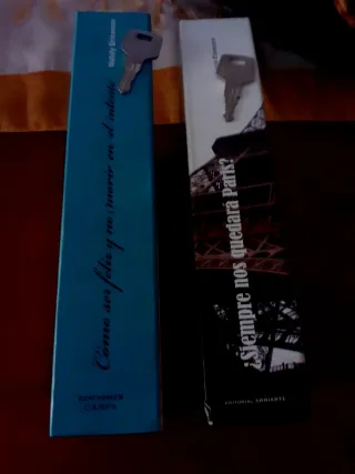 Cassaforte a forma di libro con chiavi