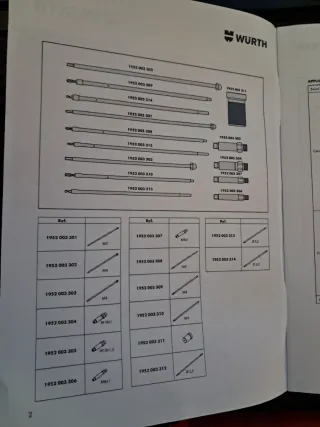 Kit estrazione punte candelette Wurth