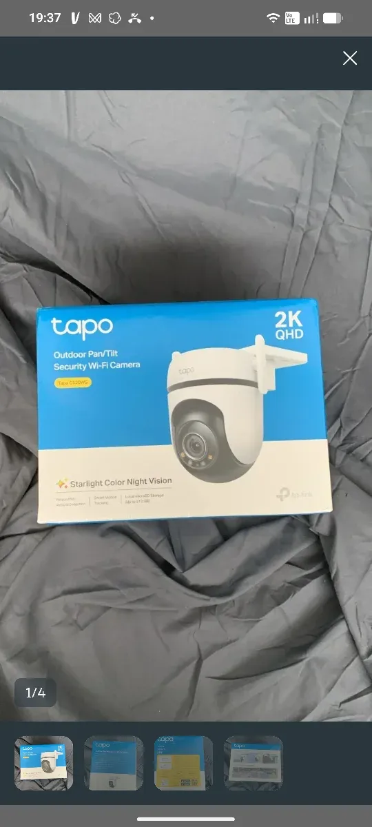 Tapo C520WS Cámara Vigilancia Wi-Fi Exterior 2K QH