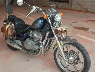 Kawasaki EN500 Cruiser Negra y Marrón
