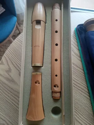 2 Flautas de Pico Madera (Alto y Tenor)