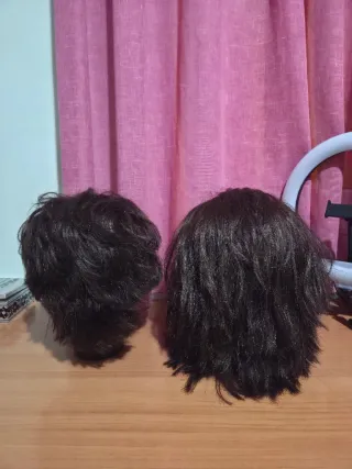 Maniquí Peluquería Muñeca Beige/Negro