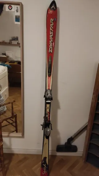 Lote 4 pares esquís vintage