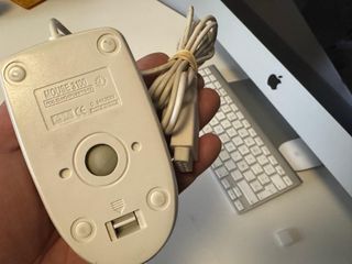 Ratón Media Magic antiguo de bola