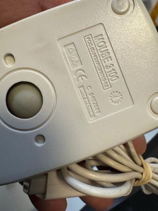 Ratón Media Magic antiguo de bola