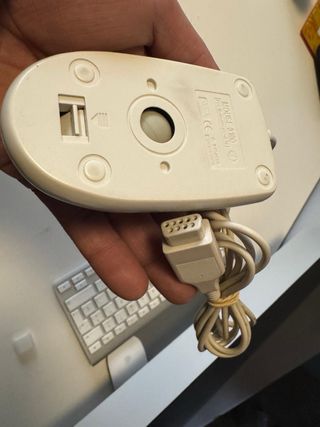 Ratón Media Magic antiguo de bola