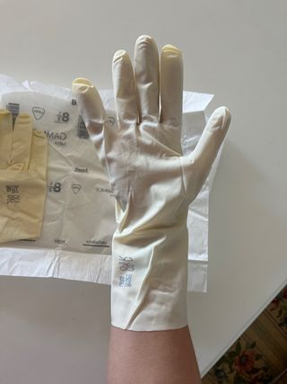 Guantes Quirúrgicos Látex GAMMEX Sin Polvo