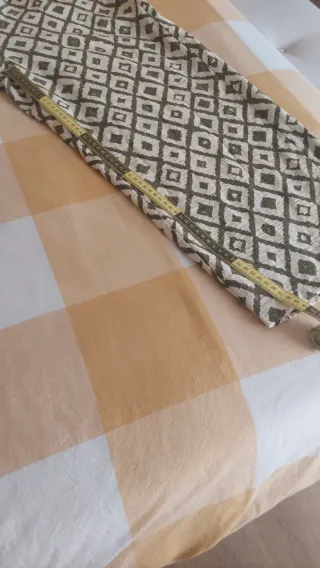 Pantalón ancho estampado mujer