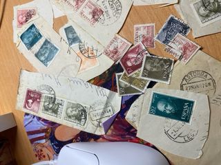 Lote Sellos Antiguos España Franco