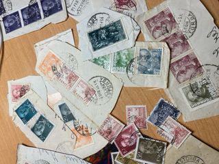 Lote Sellos Antiguos España Franco