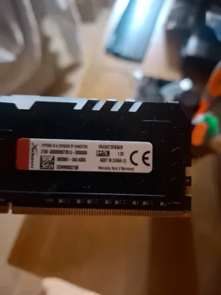 Memoria RAM HyperX Fury DDR4 8GB ARGB CL15 2400mhz
