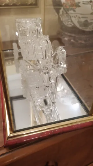 Figura de cristal decorativa