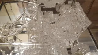 Figura de cristal decorativa