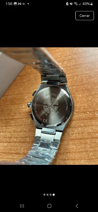 Seiko Astron GPS Solar Esfera Azul.