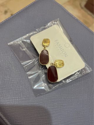 Orecchini donna oro e rossi