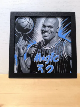 Shaquille O'Neal Magic 32 Hueforge