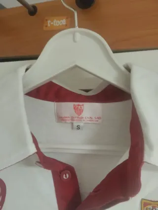 Polo Sevilla FC manga larga talla S