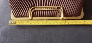 BOLSO FIESTA MARRÓN Y DORADO