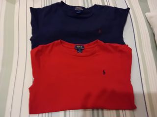 Lote 2 Camisetas Polo Ralph Lauren Niño Talla M