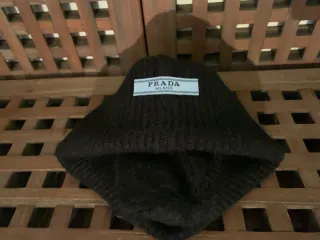 Berretto Prada nero