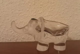 Cenicero Cristal Forma Elefante