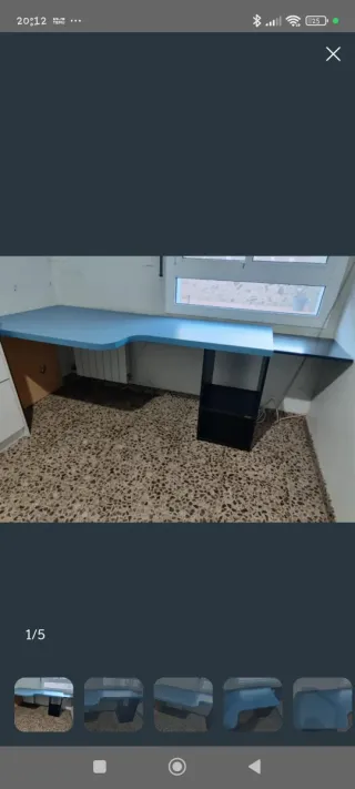 ESCRITORIO CON CAJONERA Y REPISA