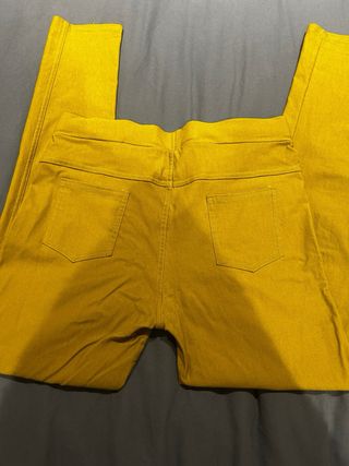 Pantalones Leggings Mujer Z&W Amarillo Talla L