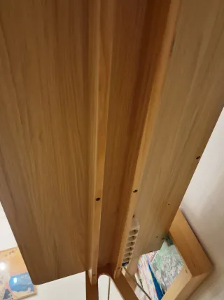 Escritorio Sklum Glai de madera de fresno