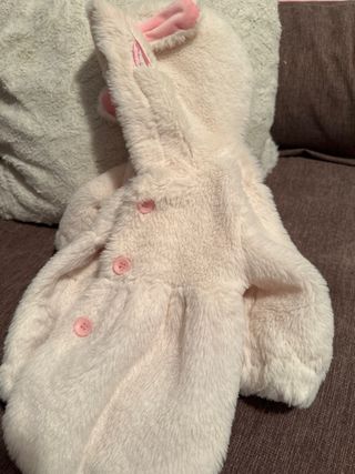 Chaqueta bebé invierno rosa forro polar