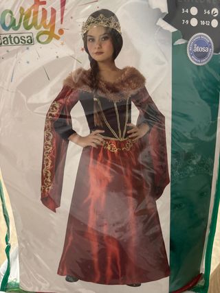 Disfraz Reina Atosa Talla 5/6