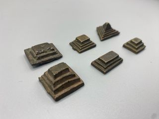 Lote 6 Pesos Oro Akan