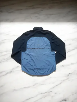 Giacca a vento Adidas uomo blu navy/ azzurro M