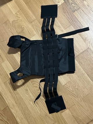 Chaleco táctico militar negro