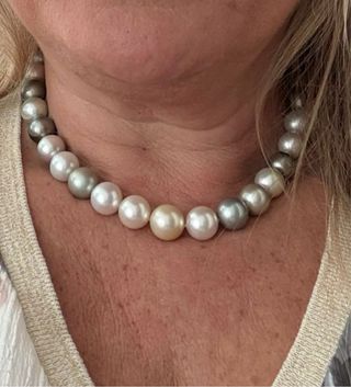 Collar Perlas Australianas y Tahití espectaculares