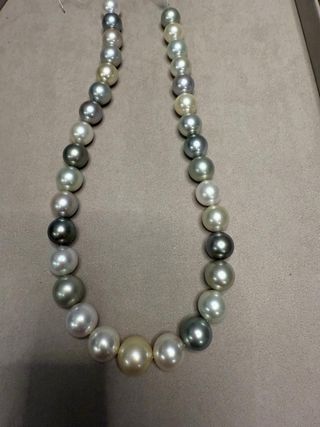 Collar Perlas Australianas y Tahití espectaculares