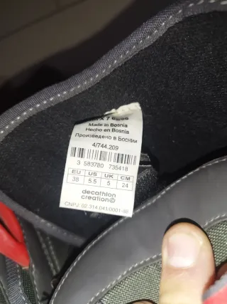 Botas de Snowboard Nike Grises y Rojas