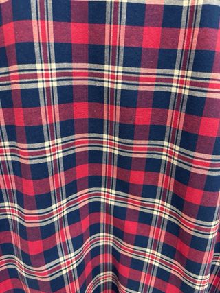 Camisa de cuadros hombre azul y rojo