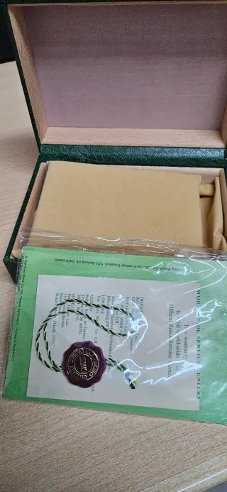 Caja Reloj Rolex Oyster Verde
