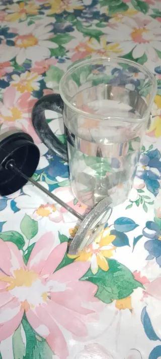 Montalatte Manuale Cappuccino Vetro Metallo