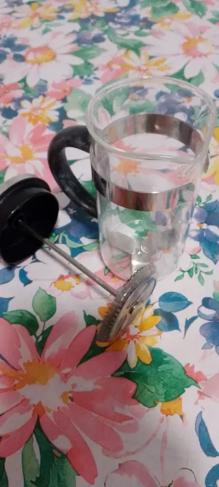 Montalatte Manuale Cappuccino Vetro Metallo