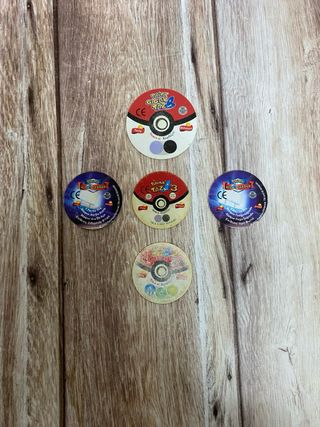 Lote 5 Tazos Pokémon Legendarios