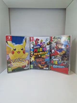 Juegos Nintendo Switch: Pokémon y Mario
