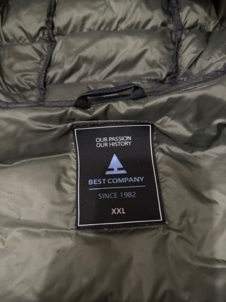 Piumino Best Company uomo nero