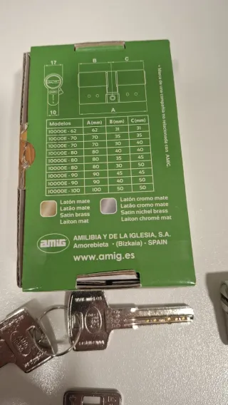 Cilindro de seguridad AMIG Mod. 10000E