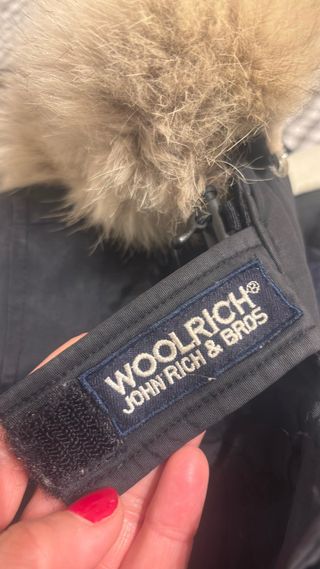 Parka Woolrich Talla XS Azul